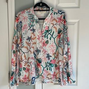 Tropical blouse Aldo Martin for Anthropologie